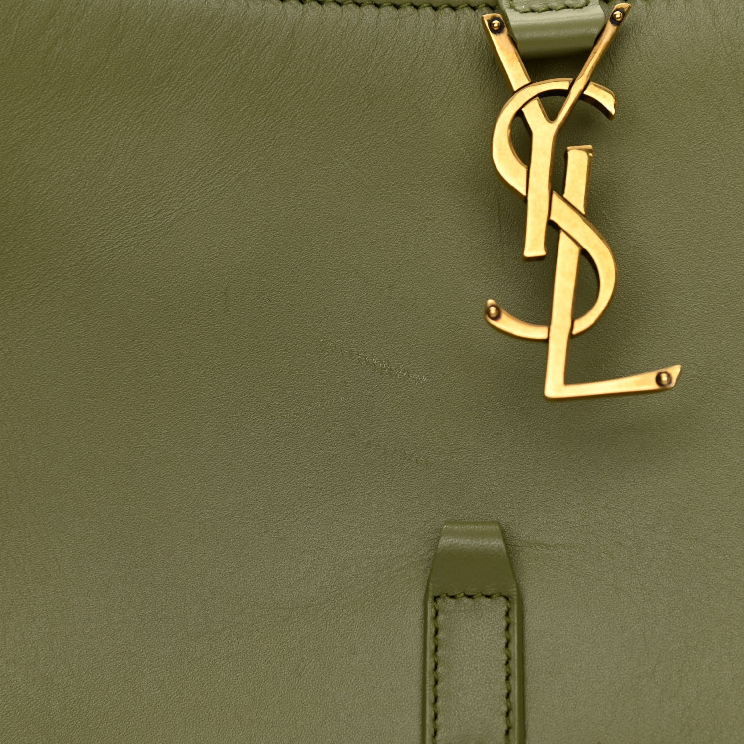 Saint Laurent Smooth Calfskin Le 5 A 7 Hobo Pistache 12 of 13