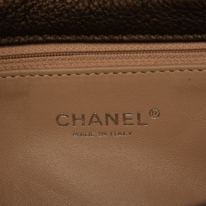 Chanel Metallic Deerskin Small Luxe Ligne Flap Bronze 7 of 15