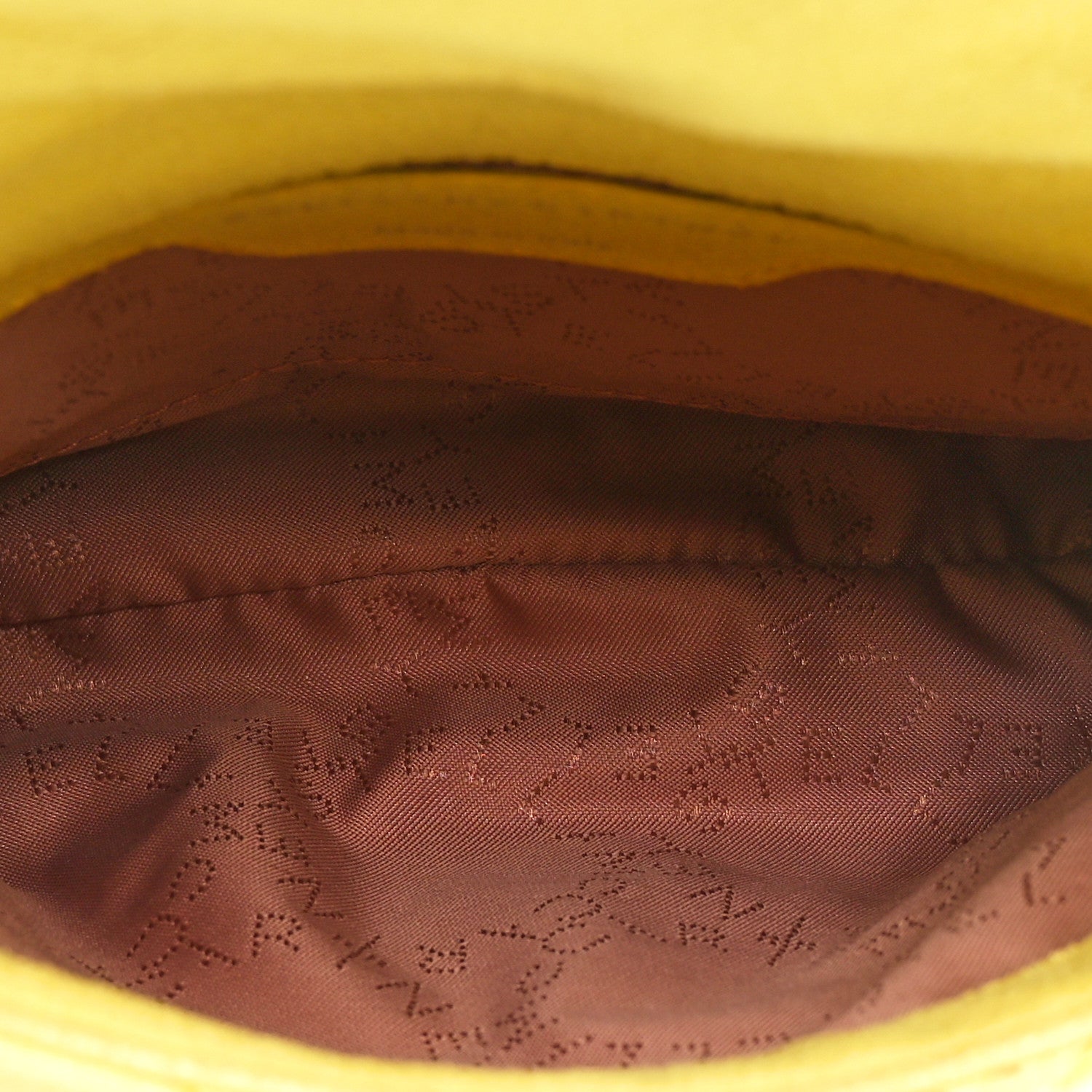 Stella McCartney Shaggy Deer Quilted Mini Falabella Canary 5 of 9