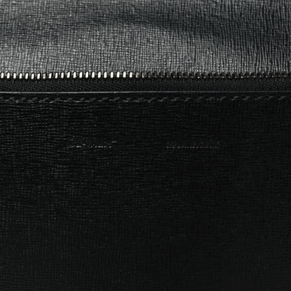 Off-White Saffiano Striped Mini Diag Binder Clip Bag Black White Indus 7 of 10