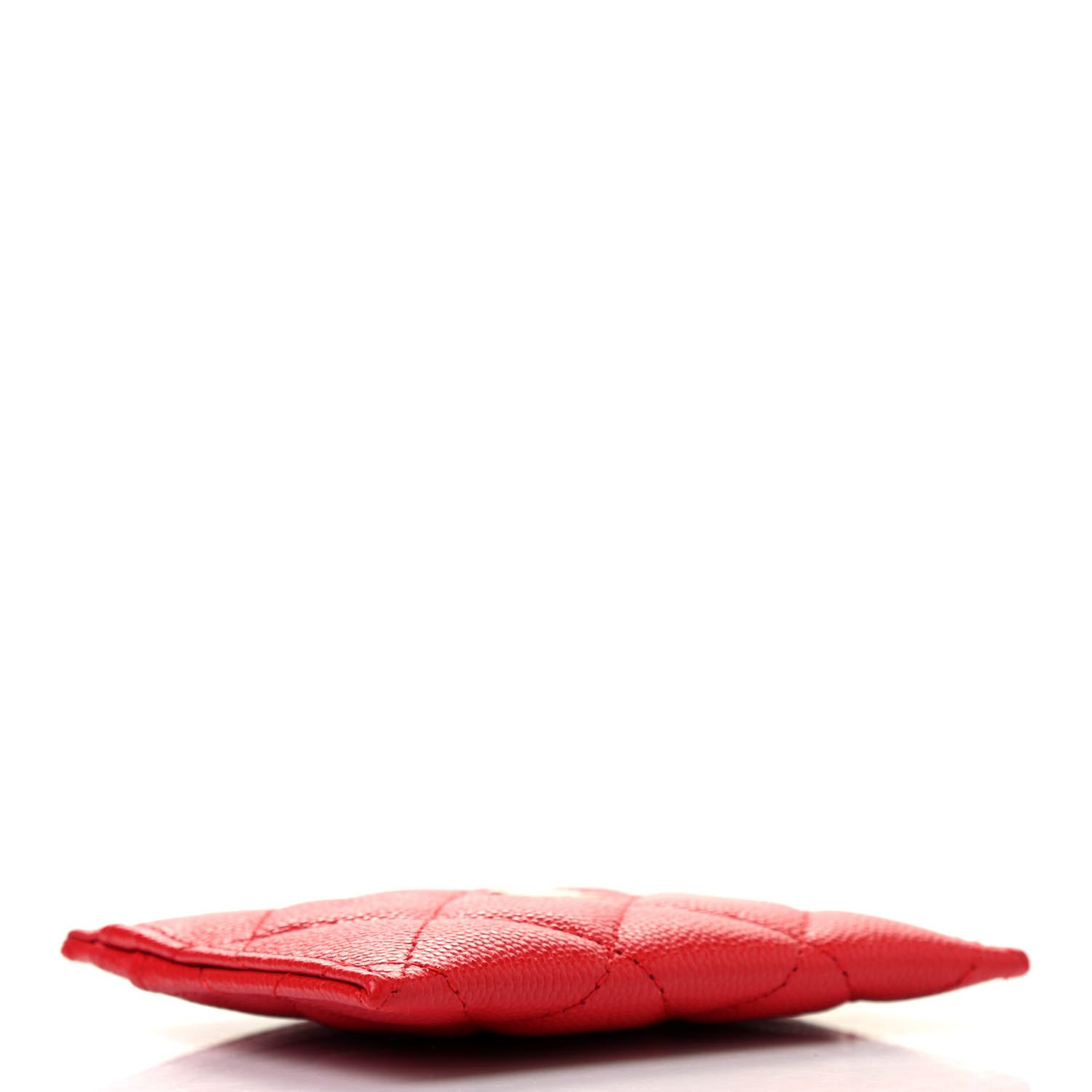 Chanel Caviar Quilted Card Holder Red 4 of 8
