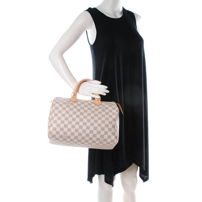 Louis Vuitton Damier Azur Speedy 30 2 of 7