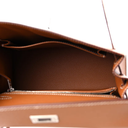 Hermes Epsom Kelly Sellier 25 Gold 5 of 10