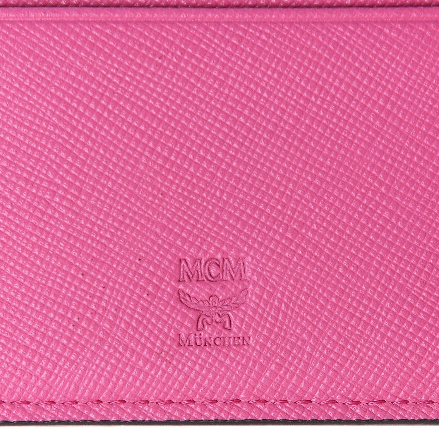 MCM Visetos Passport Holder Coral Pink 6 of 7