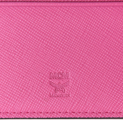MCM Visetos Passport Holder Coral Pink 6 of 7