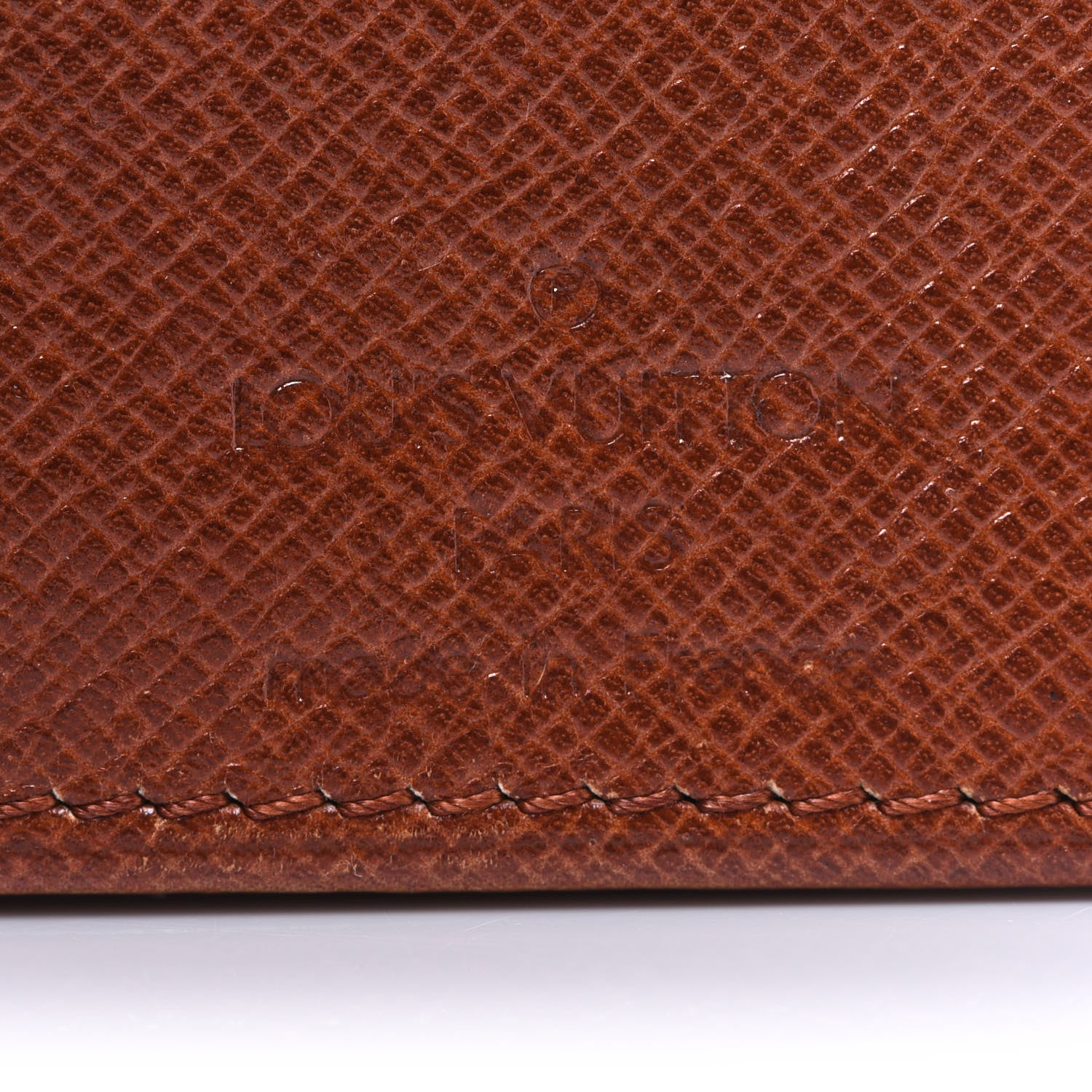 Louis Vuitton Monogram Porte Valeurs Checkbook Wallet 6 of 10