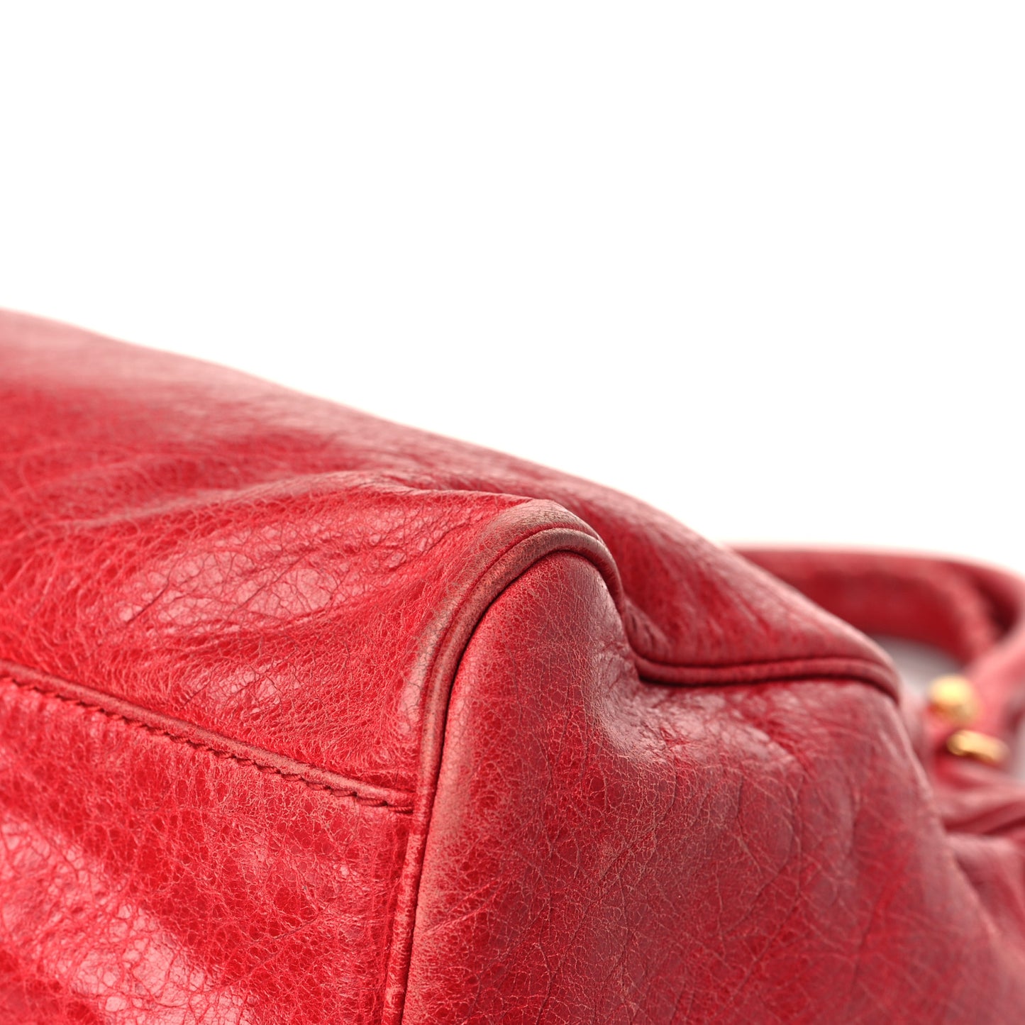 Agneau Giant 12 Gold Hardware Velo Rouge Cardinal
