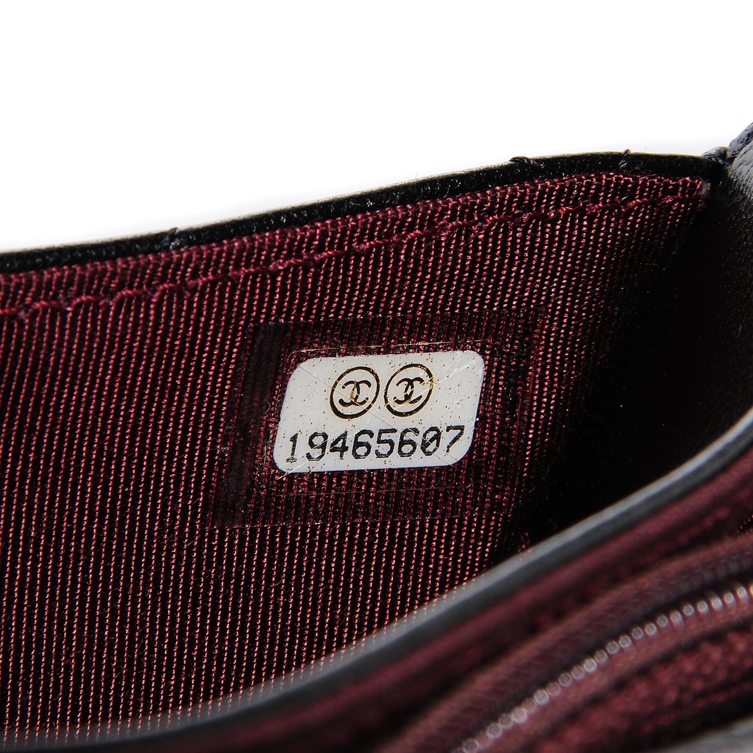 Chanel Lambskin Quilted Small Flap Wallet Black 8 of 9