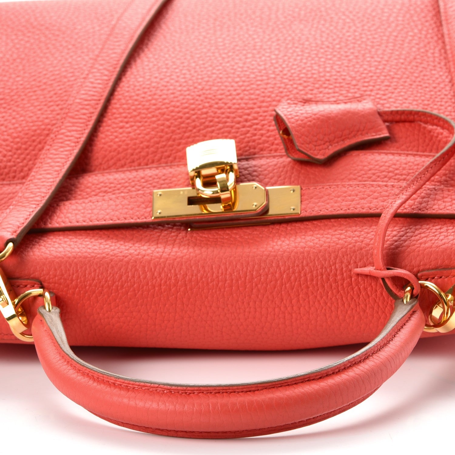 Hermes Taurillon Clemence Kelly Retourne 28 Rose Jaipur 33 of 38
