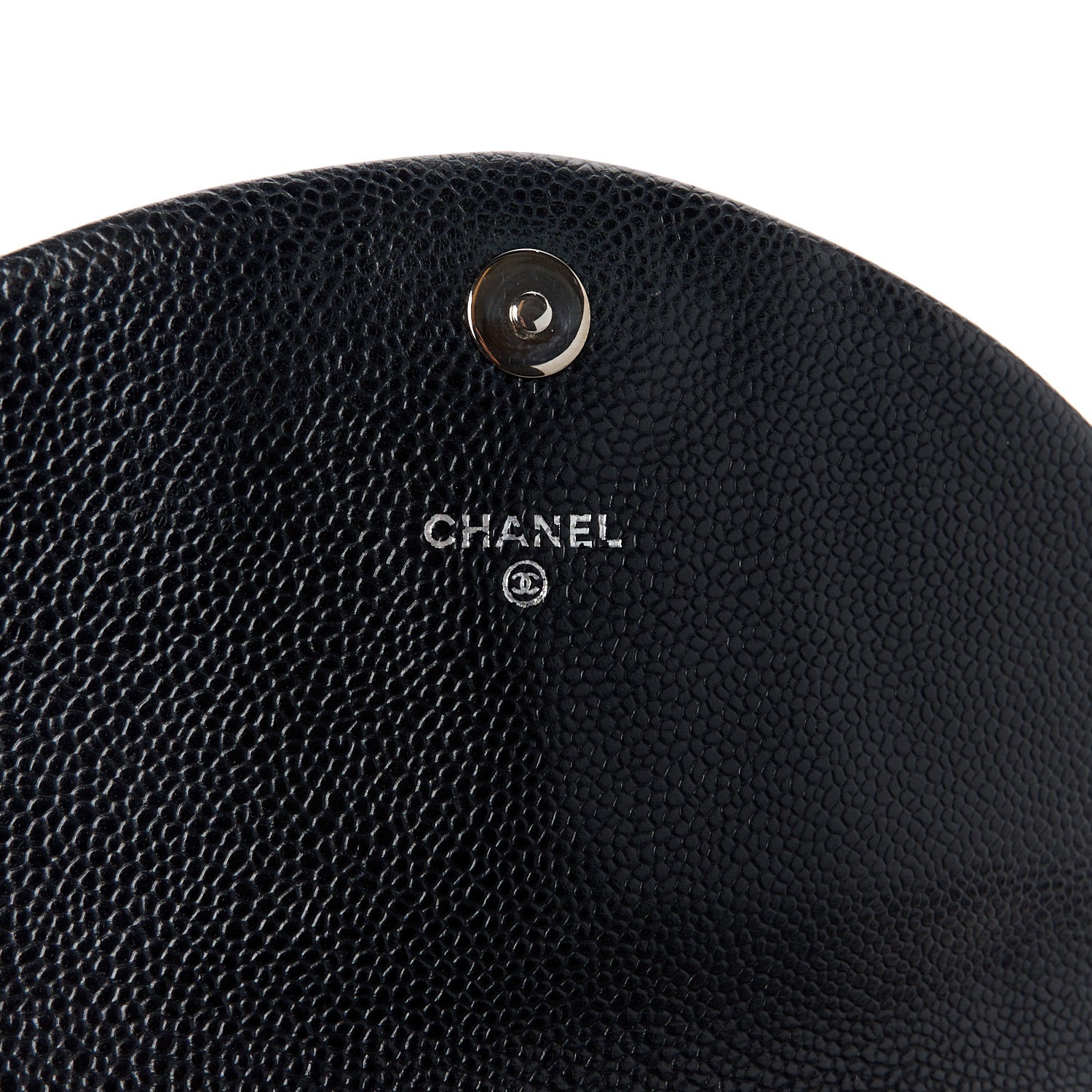 Chanel Caviar Half Moon Wallet On Chain WOC Black 6 of 11