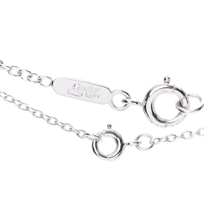 Cartier 18K White Gold Diamond .41ctw Hindu Floral Pendant Necklace 5 of 6