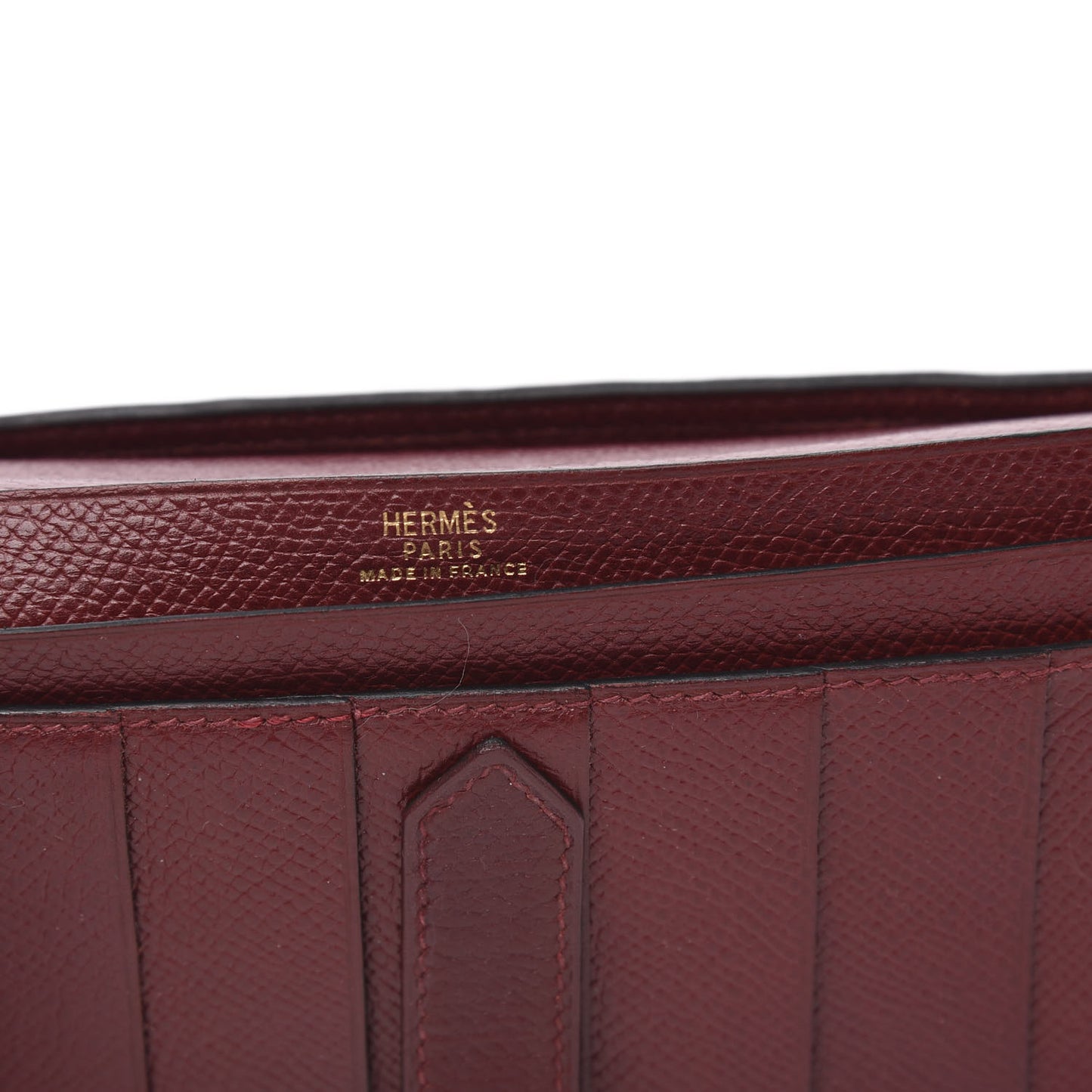 Courchevel Bearn Gusset Wallet Rouge H