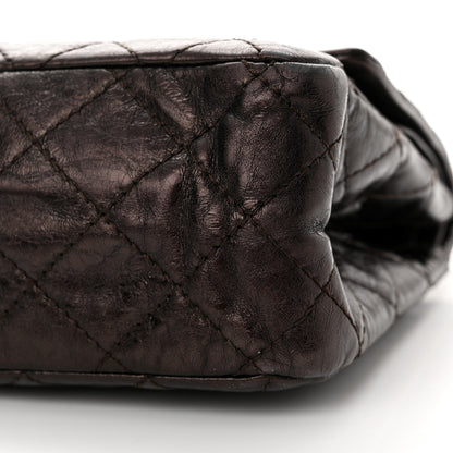 Chanel Metallic Aged Calfskin Quilted 2.55 Reissue 226 Flap Brown 10 of 17