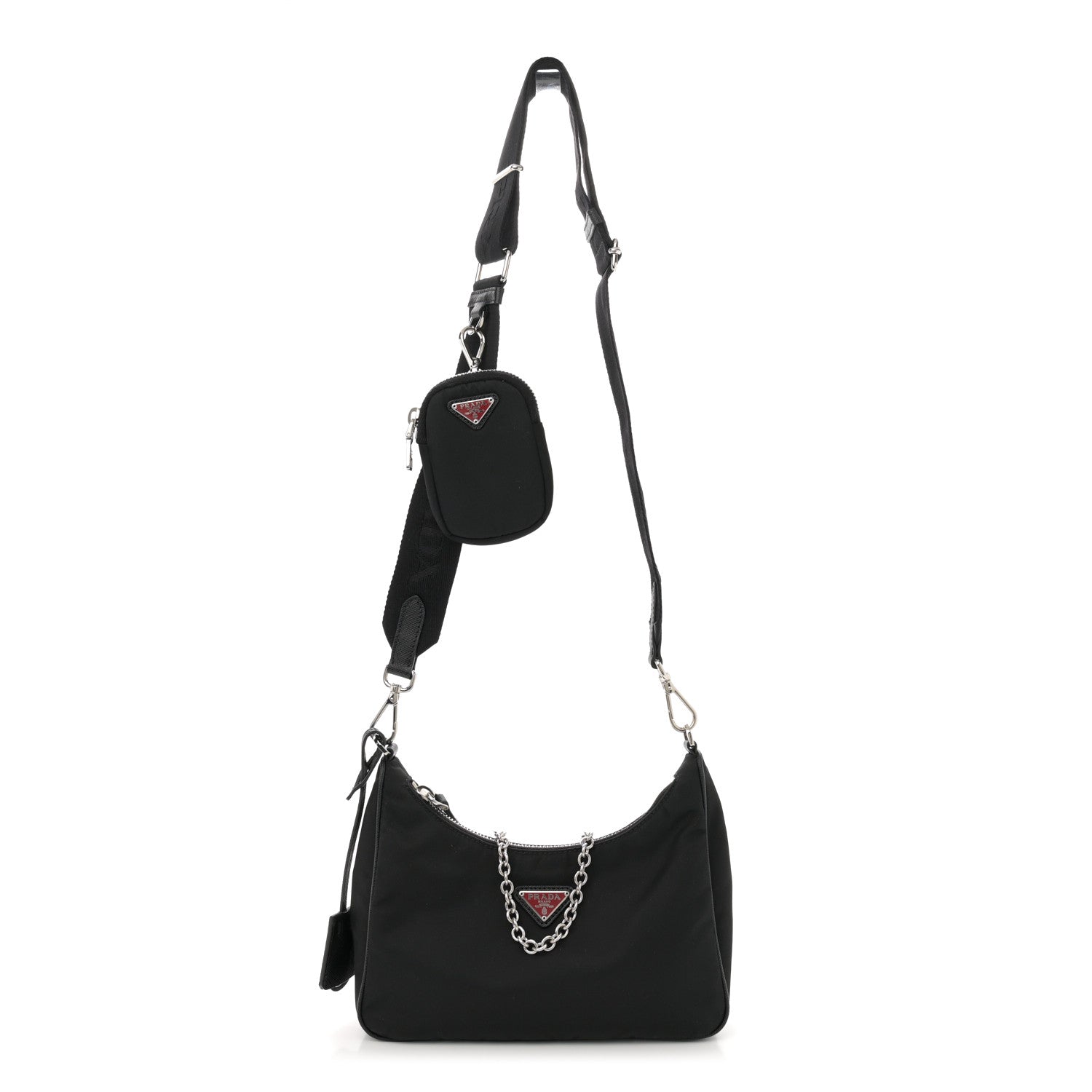 Prada Nylon Lunar New Year Re-Edition 2005 Shoulder Bag Black 1 of 10
