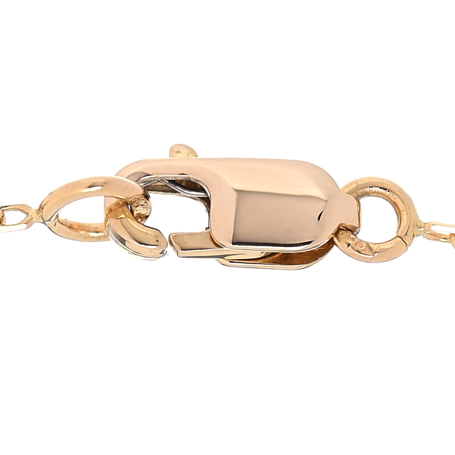 Van Cleef & Arpels 18K Yellow Gold Mother of Pearl Sweet Alhambra Pendant Necklace 6 of 8