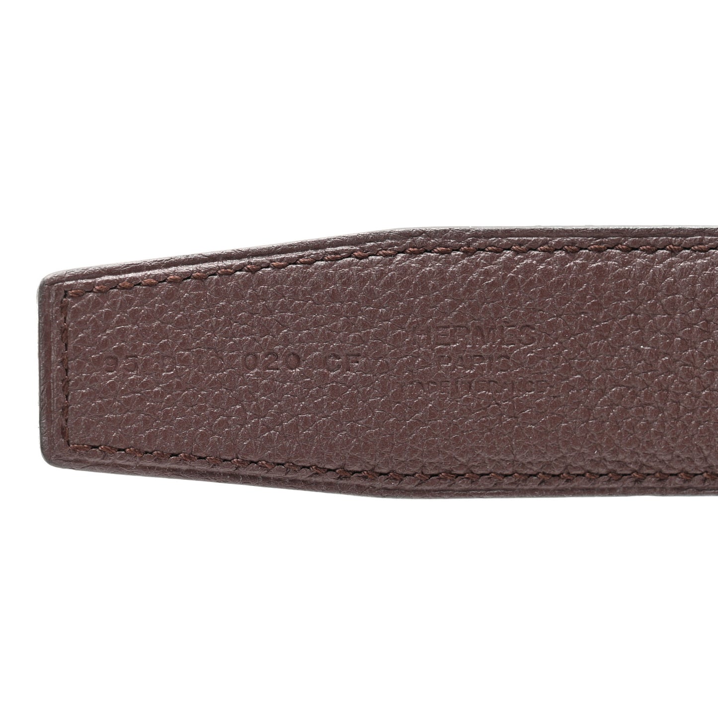 Box 135 Togo 38mm Royal Belt Black Chocolate