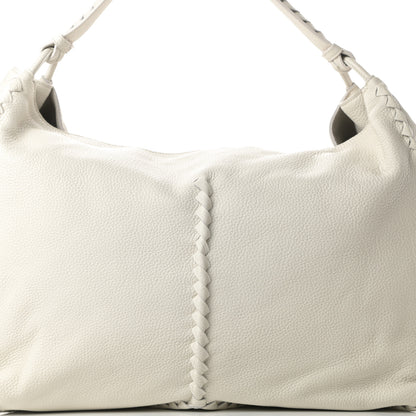 Bottega Veneta Washed Cervo Deerskin Large Hobo Mist 8 of 10