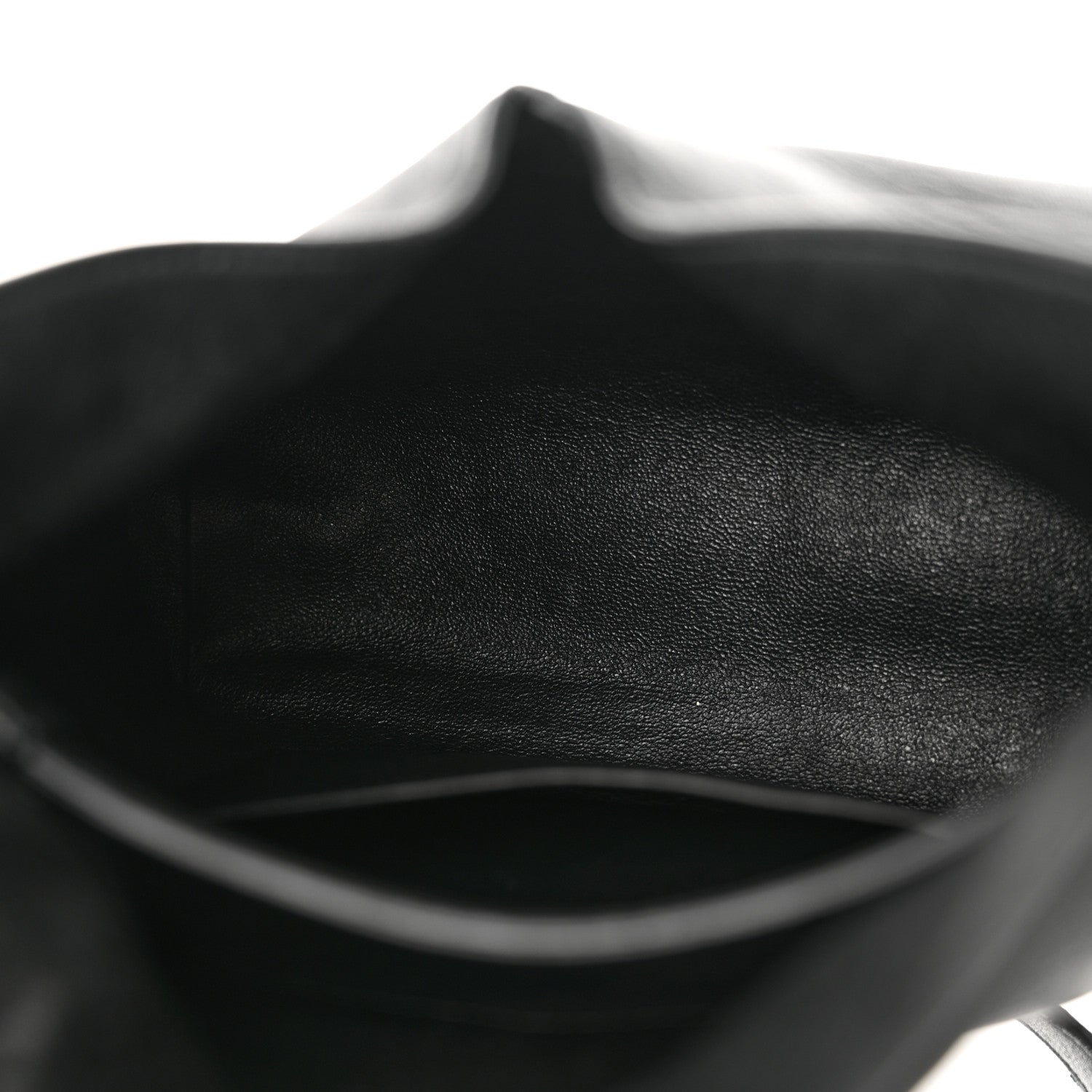 Saint Laurent Lambskin Monogram Large Pouch On Strap Black 6 of 17