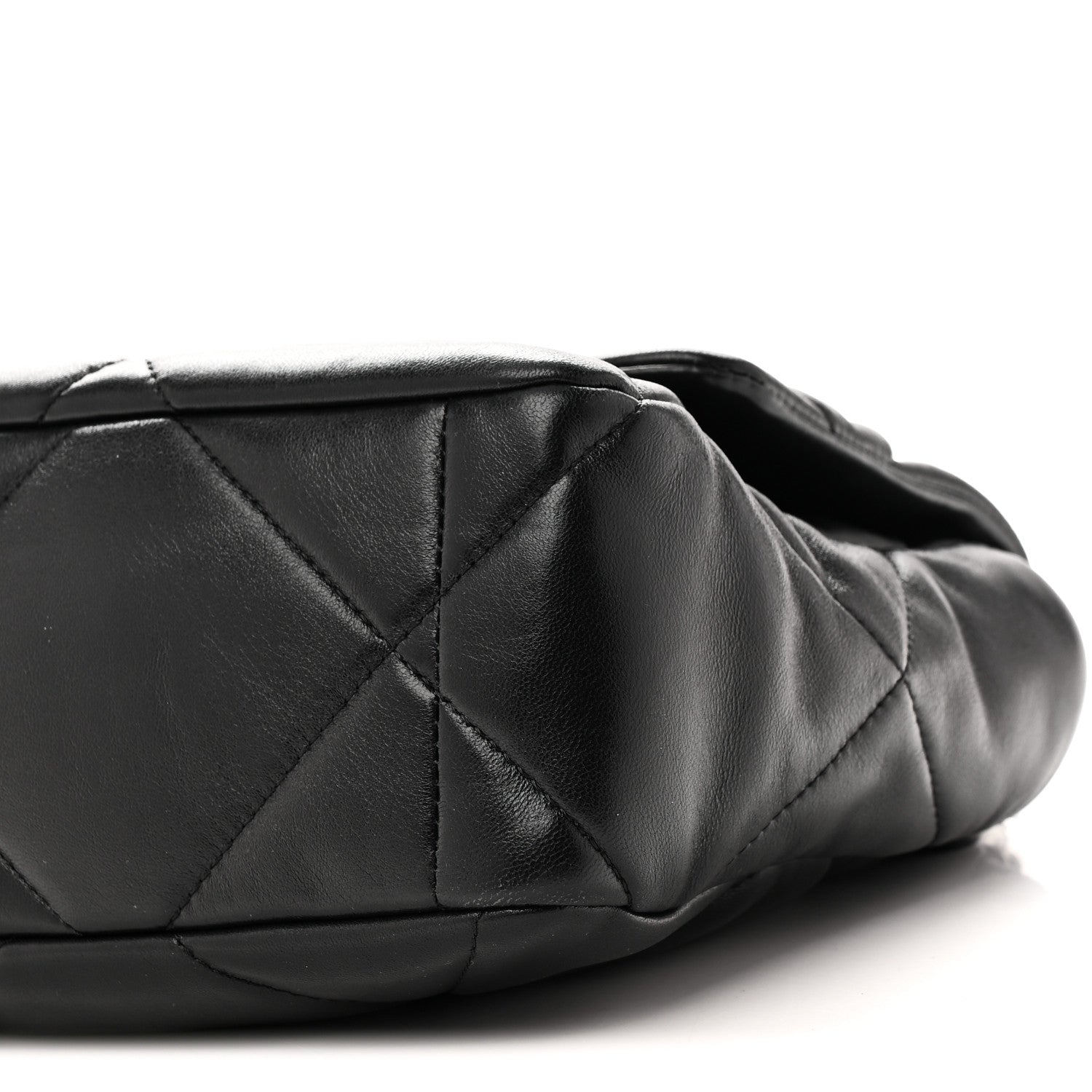 Chanel Lambskin Quilted Large Chanel 19 Flap Black 10 of 10