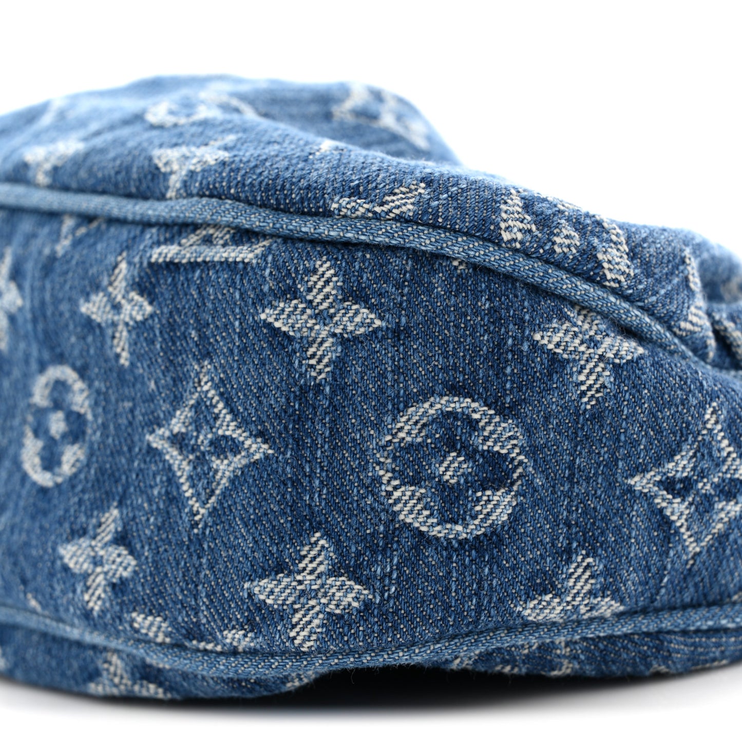 Monogram Denim Pochette Valley Blue