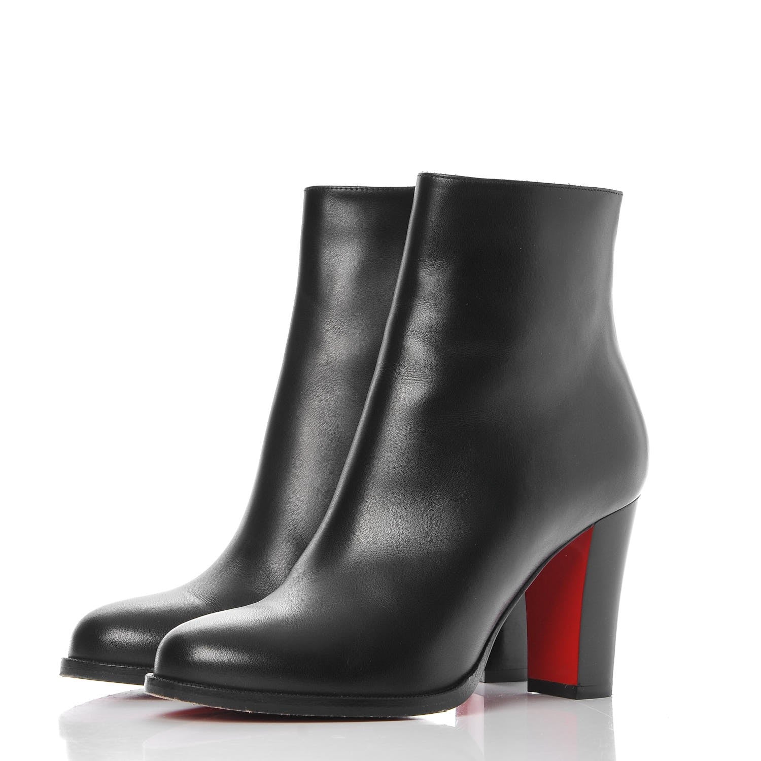 Christian Louboutin Calfskin Adox 85 Ankle Boots 36.5 Black 3 of 10
