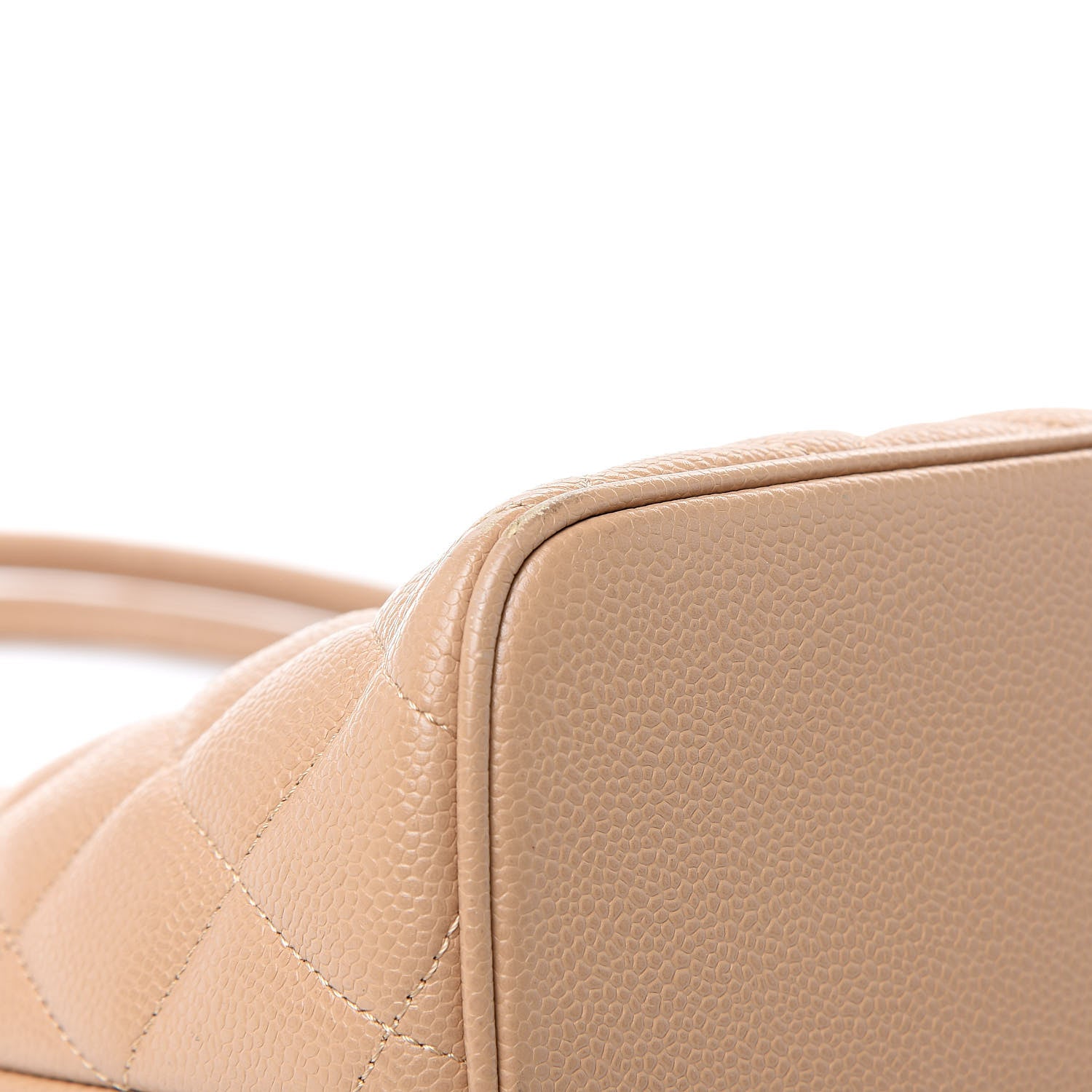 Chanel Caviar Quilted Medallion Tote Beige 10 of 16