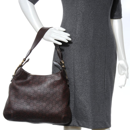 Gucci Guccissima Creole Hobo Chocolate 2 of 9