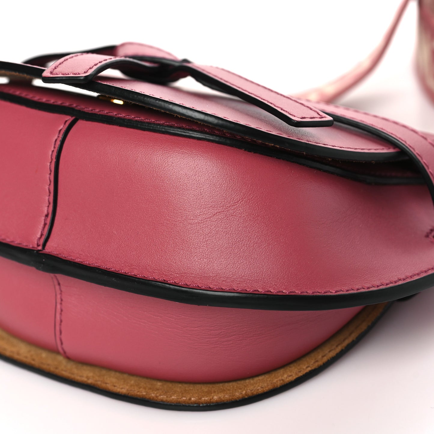 Calfskin Jacquard Mini Gate Dual Bag Plum