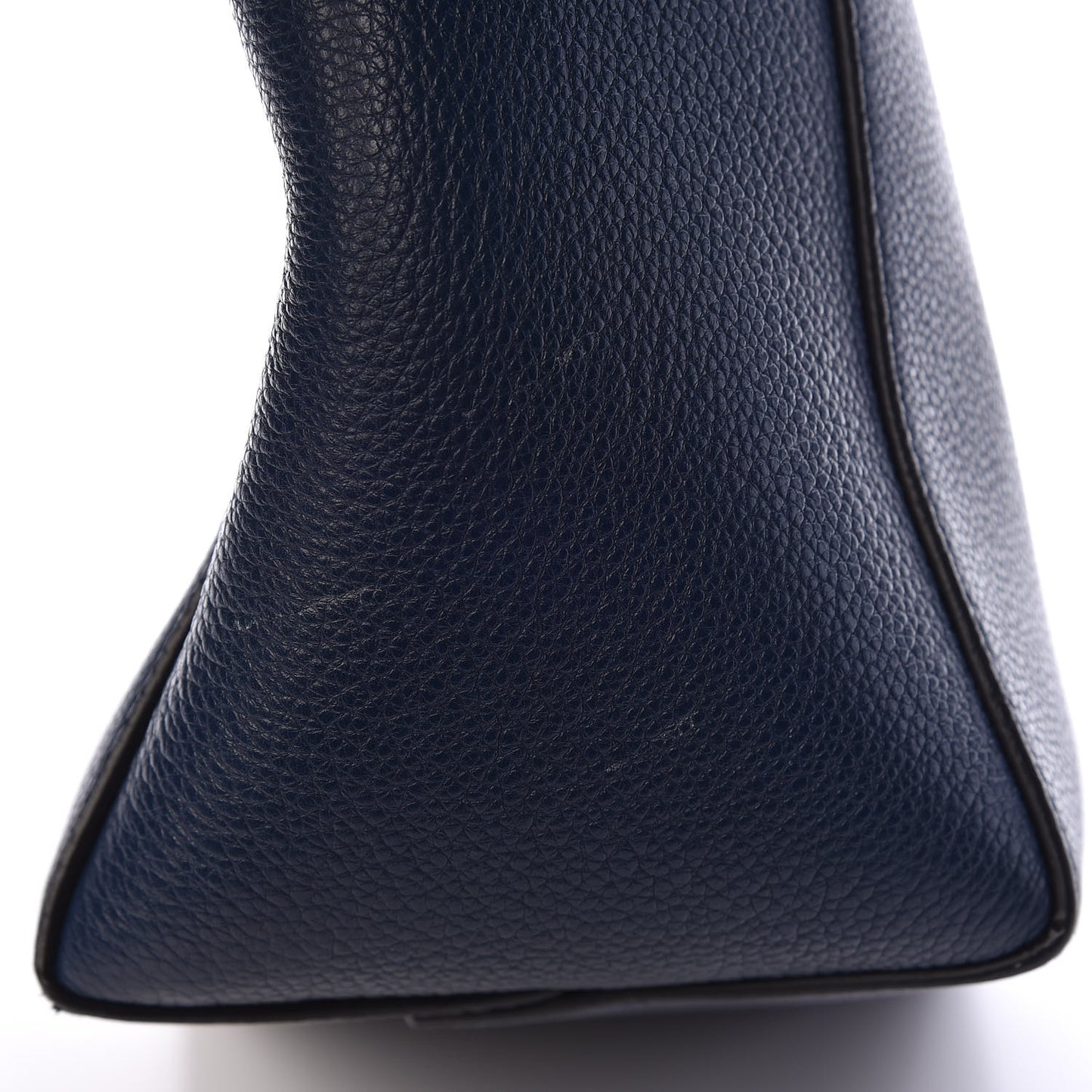 Soft Grained Calfskin Small Sangle Bucket Bag Abyss Blue