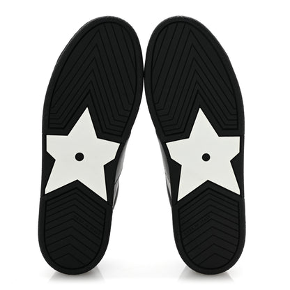 Christian Dior Calfskin Suede Logo Sneakers 36.5 Black 6 of 10