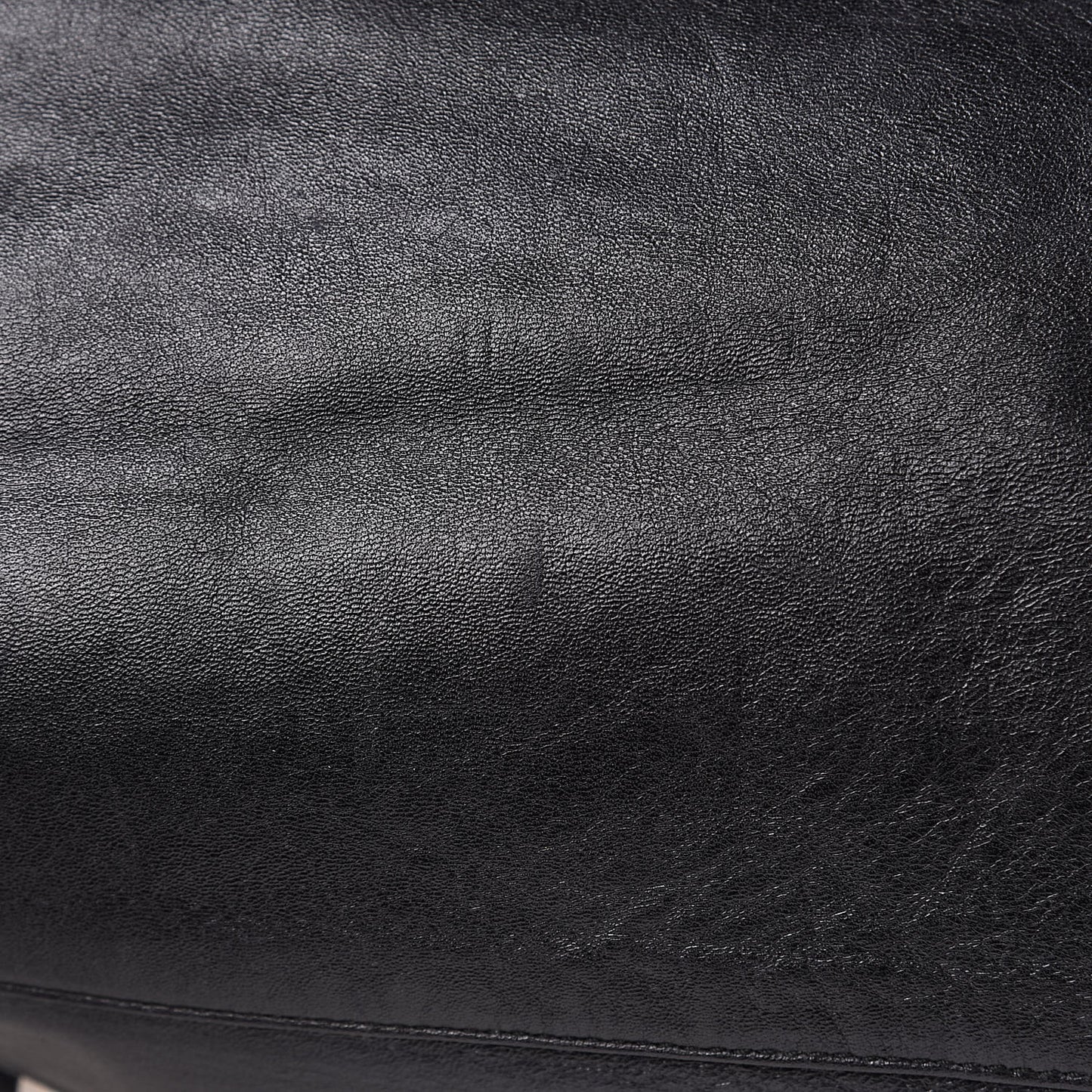 Agneau Damask Stripe Courier Black White