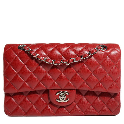 Chanel Caviar Quilted Medium Double Flap Red 1 of 9