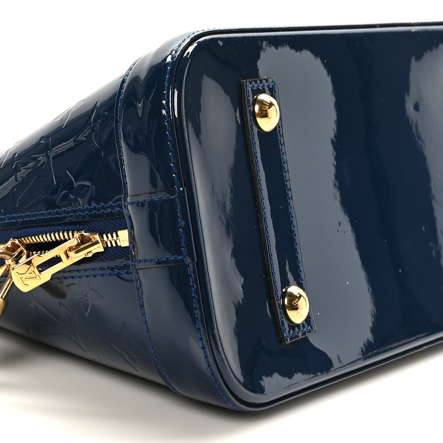 Louis Vuitton Vernis Alma PM Blue Infini 7 of 8