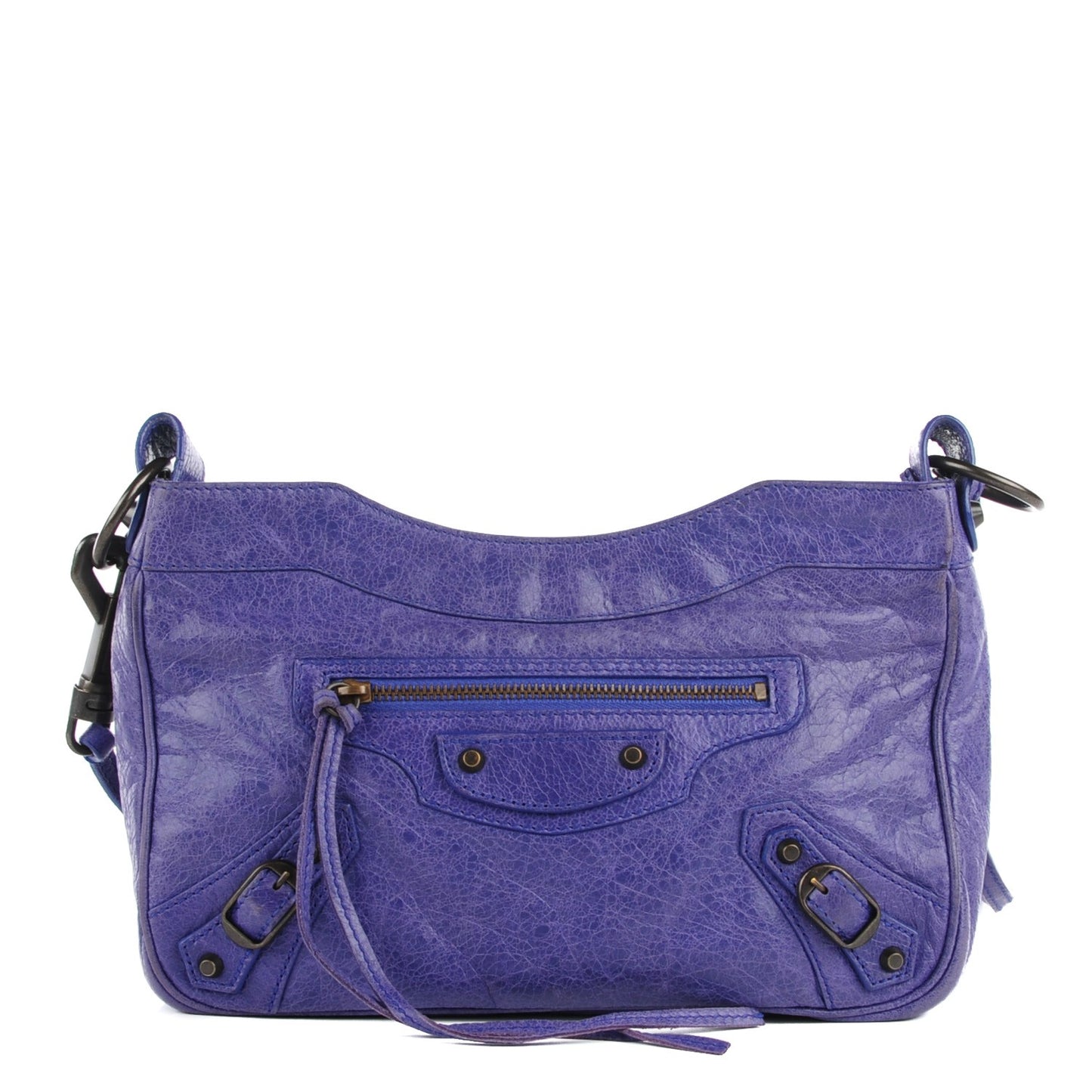 Agneau Classic Hardware Hip Bleu Lavande
