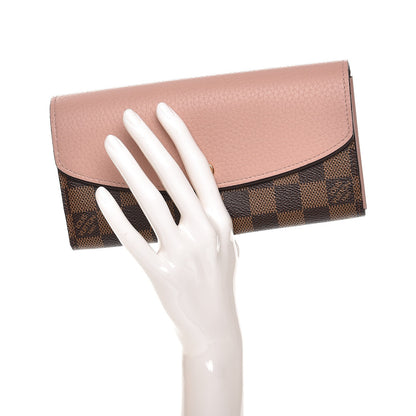Louis Vuitton Damier Ebene Normandy Wallet Magnolia 2 of 7