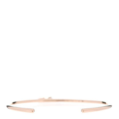 Hermes 18K Rose Gold TPM Kelly Clochette Cuff Bracelet ST 3 of 6