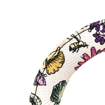 Christian Dior Canvas Florilegio Embroidered Medium Lady D-Lite White Multicolor 15 of 15