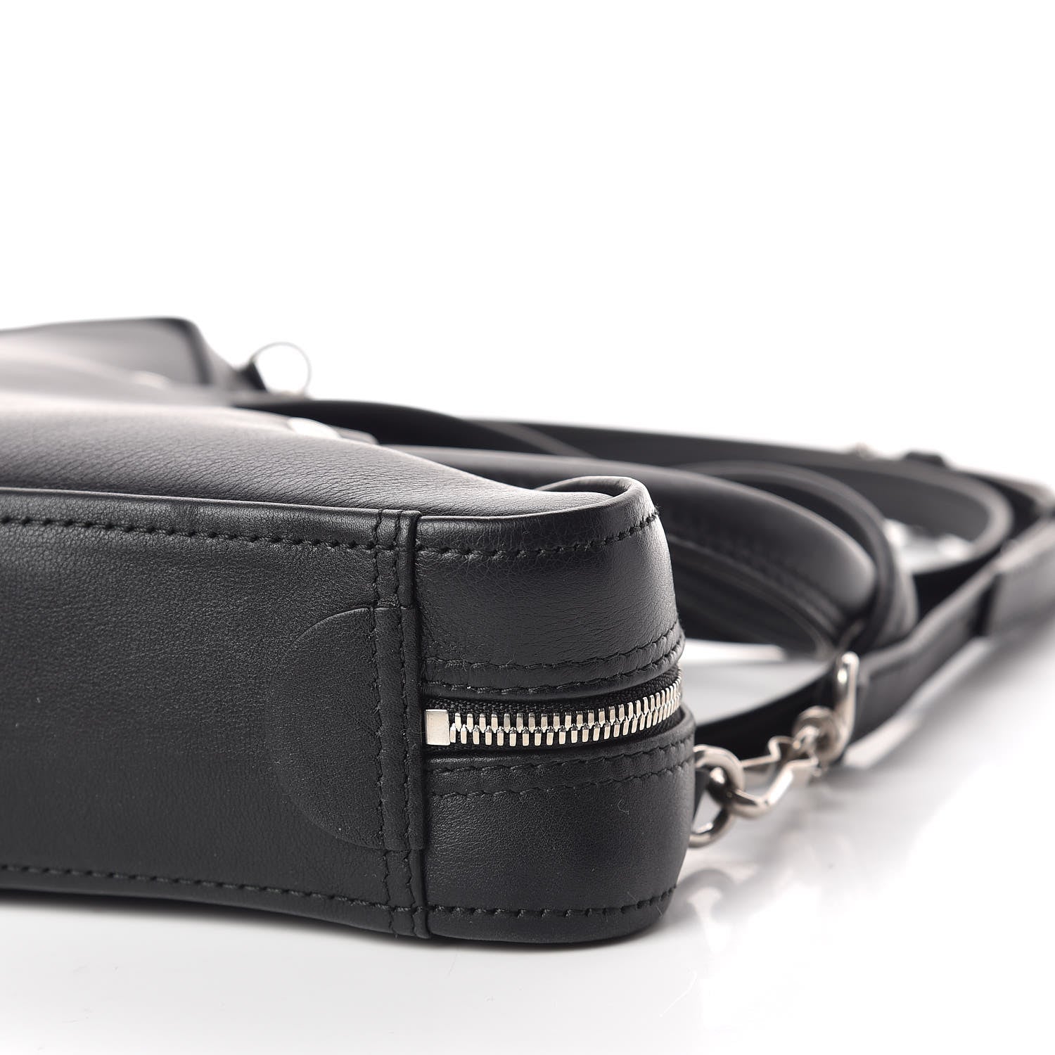 Balenciaga Calfskin XS Triangle Duffle Black 6 of 10