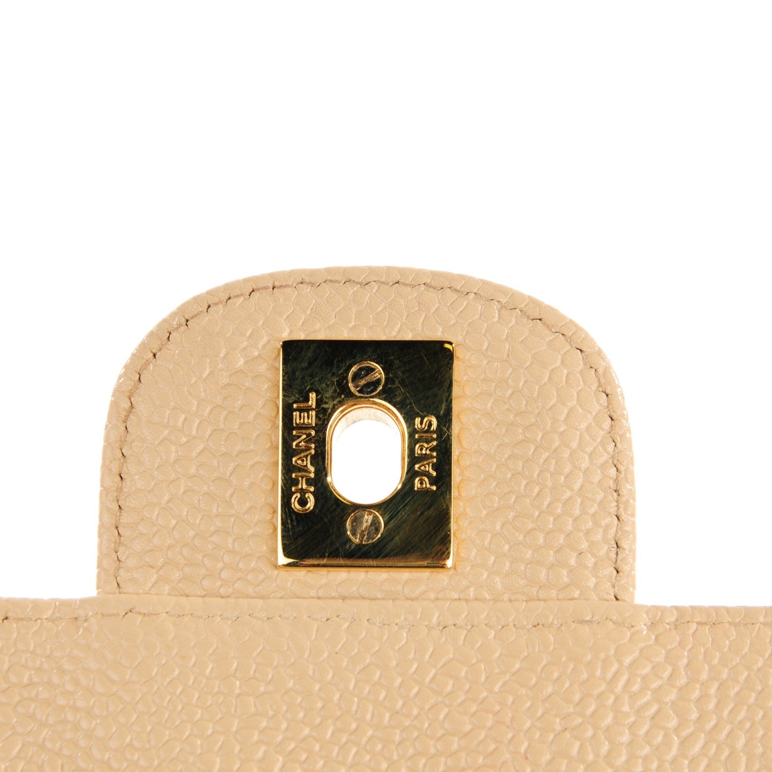 Chanel Caviar Quilted East West Flap Beige Clair 5 of 8