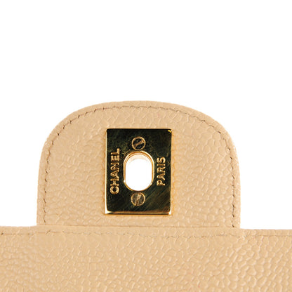 Chanel Caviar Quilted East West Flap Beige Clair 5 of 8