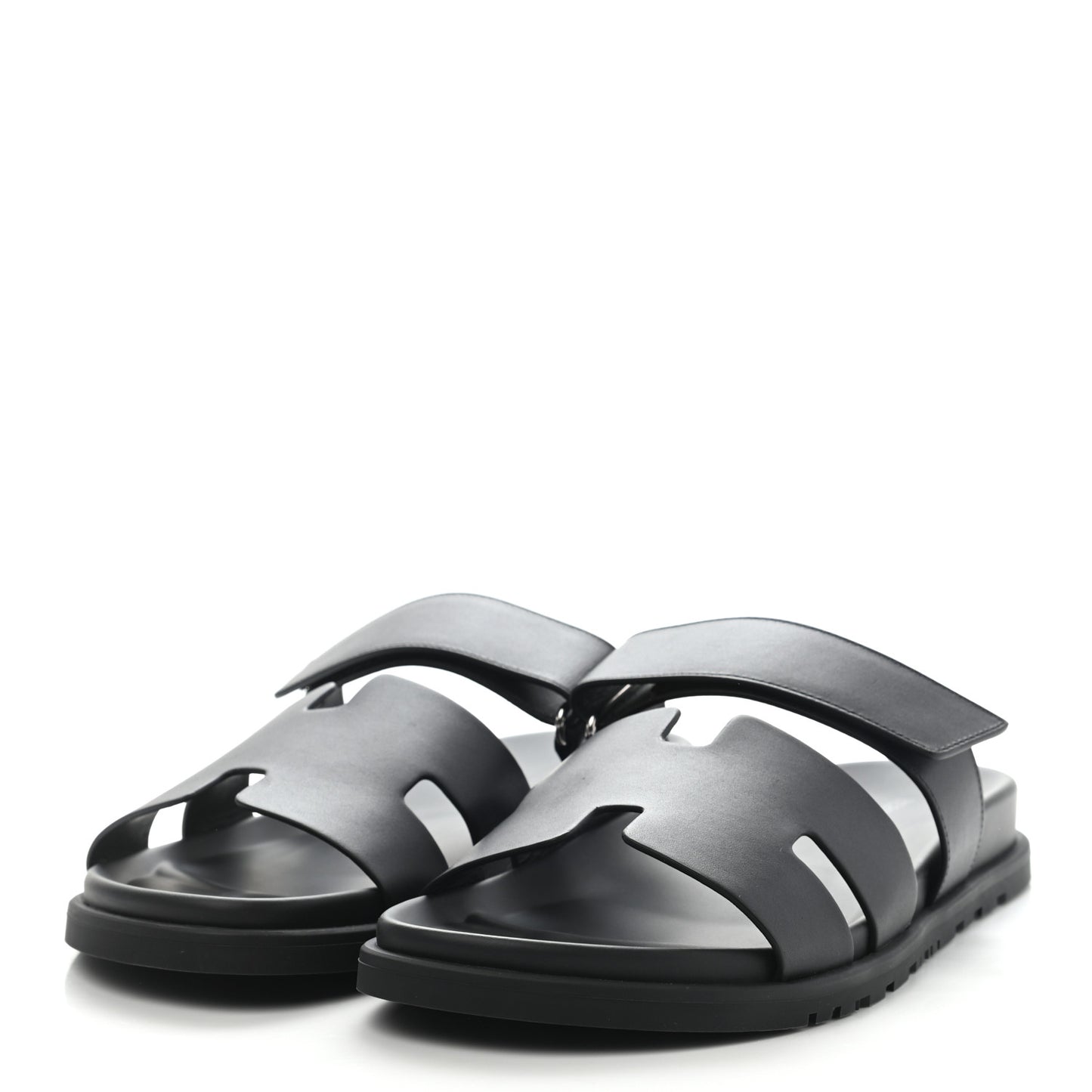 Calfskin Mens Chypre Sandals 43 Black