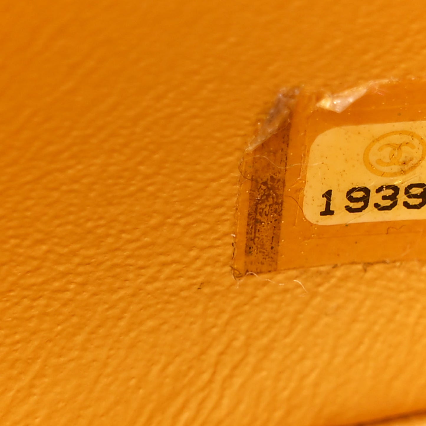 Lambskin Quilted Mini Square Flap Yellow