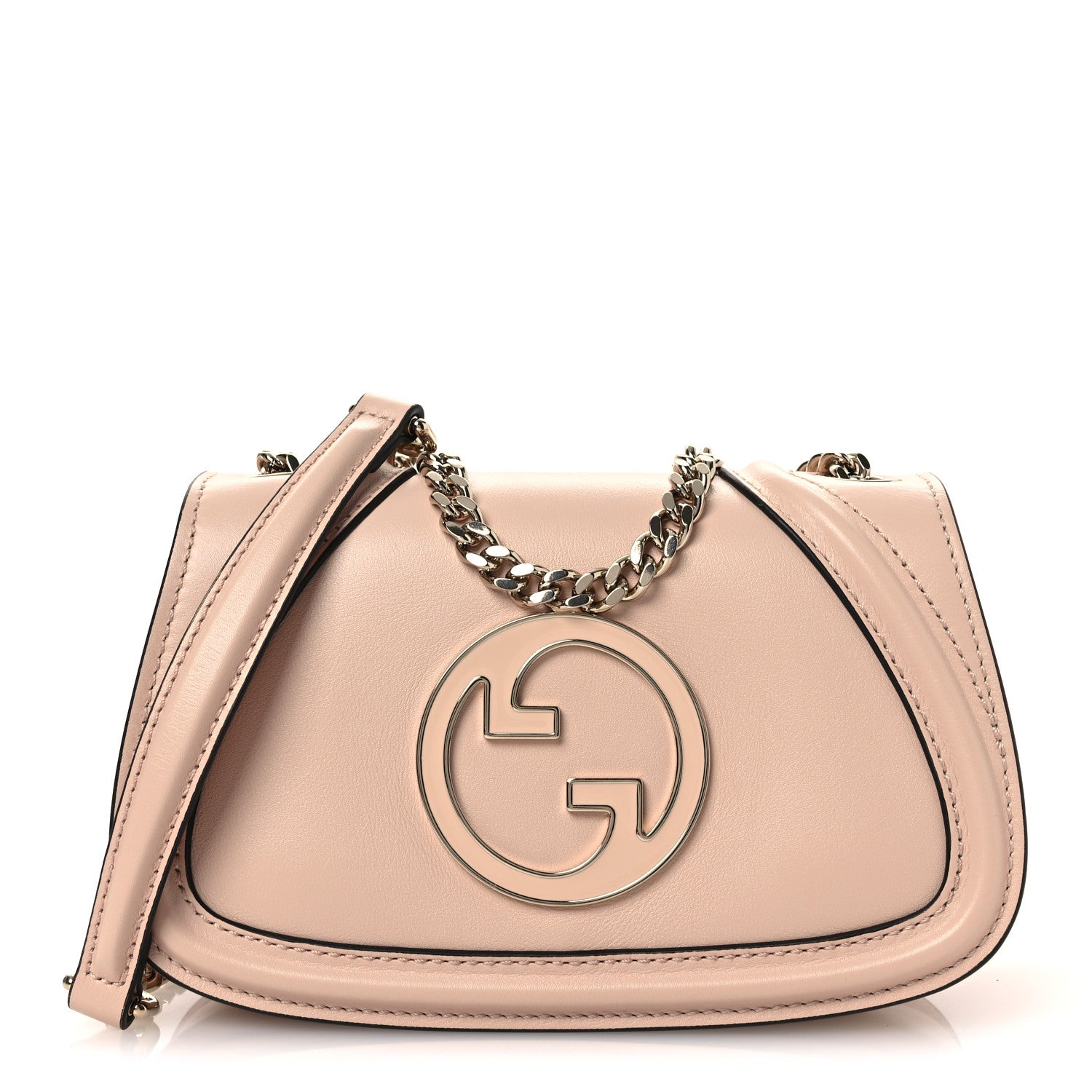 Gucci Calfskin Blondie Small Shoulder Bag Skin Rose 1 of 10