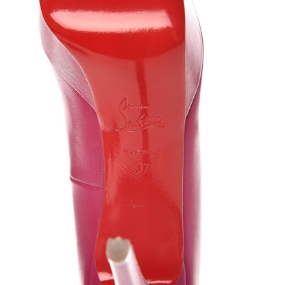 Christian Louboutin Kid Bianca 120 Pumps 37 Grenadine 7 of 9