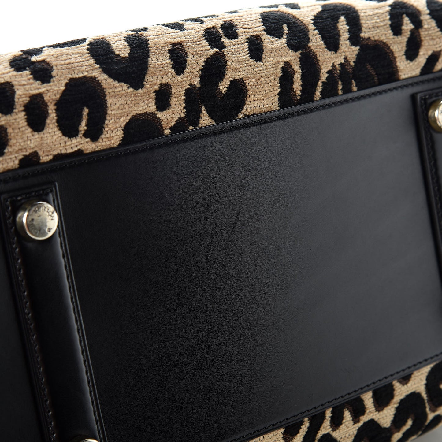 Jacquard Velvet Leopard Print Stephen Sprouse Speedy