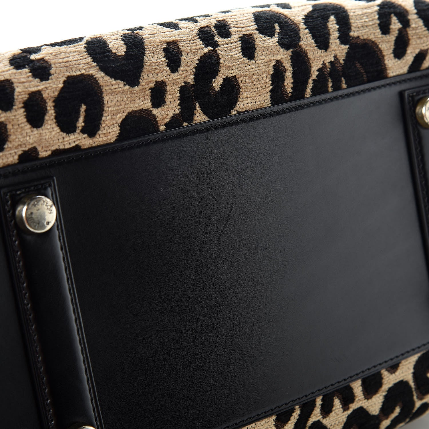 Louis Vuitton Jacquard Velvet Leopard Print Stephen Sprouse Speedy 14 of 14