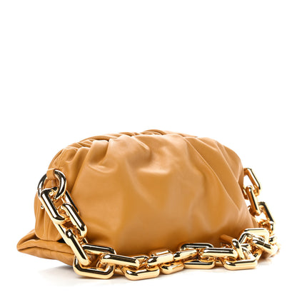 Bottega Veneta Calfskin The Pouch Chain Ocra 3 of 9