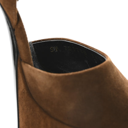 Saint Laurent Cachemire Jodie 95 Tanouk Platform Sandals 36.5 Land 8 of 8