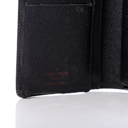 Louis Vuitton Epi French Purse Wallet Black 7 of 10