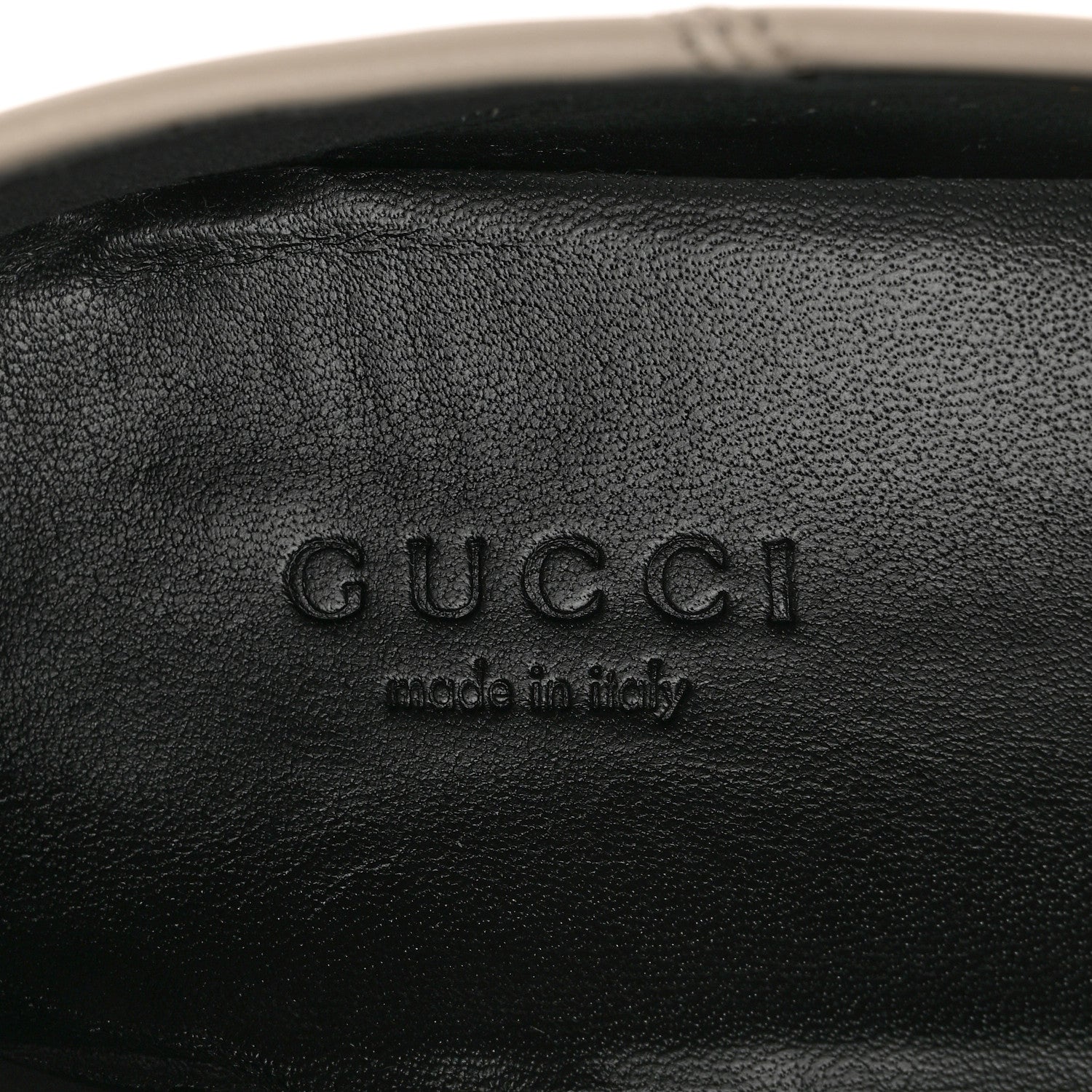 Gucci Lambskin Womens Brixton Horsebit Loafers 37.5 Mystic White 8 of 14